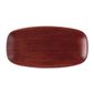 Patina FS888 Chefs Oblong Plate Red Rust 287x152mm (Pack of 12)