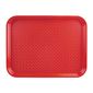 Kristallon P510 Polypropylene Fast Food Tray Red 450mm