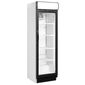 CEV425CP WHITE 358 Ltr Upright Single Glass Door White Display Fridge With Canopy