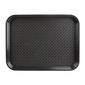 P501 Polypropylene Fast Food Tray Black 415mm