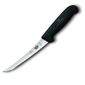 CW454 Fibrox Narrow Curved Flexible Blade Boning Knife Black 4.7"