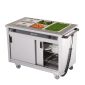 BM30MS 1270mm Wide Mobile Hot Cupboard With Bain Marie Top
