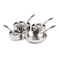 S888 Stainless Steel & Aluminium Tri-Wall Pan Set (Pack of 4)