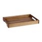DF980  Buffet Wooden Handled Trays 397mm (Pack of 4)