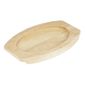 FW978 Wooden Board Base for Cast Iron Oval Eared Dish 230 x 135mm