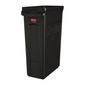 Slim Jim CP653 Bin with Venting Channels Black 87 Ltr
