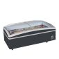 SUPER 200HCDE RAL7016 540 Ltr White Island Display Chest Freezer With Glass Lid