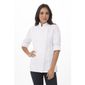 Hartford BB271-XL Womens Lightweight L/S Zipper White Coat XL