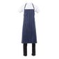 Premium B249 Woven Bib Apron Navy & White Stripe