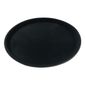 CZ495 Non-Slip Round Tray Black 354mm