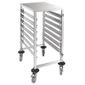 GG498 Stainless Steel 1/1GN Racking Trolley (7 Shelves)