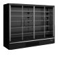 GALAXY+ GP26FGD 2580mm Wide Black Multideck Display Fridge With Double Glazed Hinged Glass Doors
