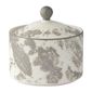 Crushed Velvet FE117 Grey Charnwood Sugar Pot (Pack of 6)