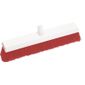 L872 Hygiene Broom Head Stiff Bristle Red