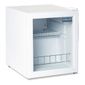 C-Series DM071 46 Ltr Countertop Single Glass Door White Display Fridge