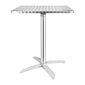 CG838 Square Flip-Top Table Stainless Steel 600mm