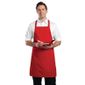 B196 Bib Apron Red