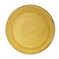 DF786 Round Coupe Plates Mustard Seed Yellow 220mm (Pack of 12)