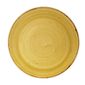 DF786 Round Coupe Plates Mustard Seed Yellow 220mm