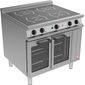 Dominator Plus E3914i Electric 4 Zone Induction Oven Range - Three Phase