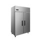 HEG676 Medium Duty 1090 Ltr Upright Double Door Stainless Steel Freezer