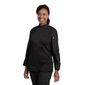 Hartford BB090-XL Lightweight Zip Womens Chef Jacket Black XL