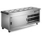 Panther P8B6 2180mm Wide Mobile Hot Cupboard With Bain Marie Top