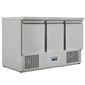 KXCC3 Medium Duty 368 Ltr 3 Door Stainless Steel Refrigerated Prep Counter