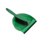 CC933 Soft Dustpan & Brush Set - Green