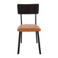 DR300 Metal & PU Side Chair Vintage Camel (Pack of 4)