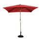 GL306 Square Parasol 2.5m Diameter Red