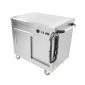 MSF9 1005mm Wide Mobile Hot Cupboard With Plain Top