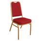 DL016 Squared Back Banqueting Chair Red (Pack of 4)