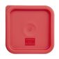 CF040 Square Red Lid Small