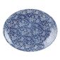 Vintage Prints GF302 Oval Plates Prague Toile Print 317mm (Pack of 6)