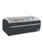 DUPLA 2.2DERAL7016 1697 Ltr  Black Island Display Chest Freezer With Glass Lid