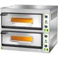 FES 4+4 8 x 12" Electric Countertop Twin Deck Pizza Oven