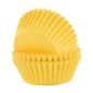 CX139 Block Colour Cupcake Cases Yellow, Pack of 60