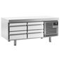 MSG1400 170 Ltr 4 Drawer Stainless Steel Refrigerated Chef Base