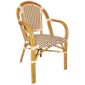Continental CF401 Bistro Wicker Armchairs (Pack of 4)