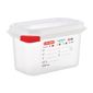 DL979 Polypropylene 1/9 Gastronorm Food Storage Container 1Ltr (Pack of 4)