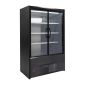 Cervinho UA055-120 1200mm Wide Black Multideck Display Fridge with Hinged Doors