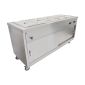 HOT18BM 1800mm Wide Mobile Hot Cupboard With Bain Marie Top
