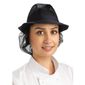A654-L Trilby Hat with Snood Navy Blue L