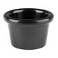 Kristallon DM161 Melamine Plain Ramekins Black 63mm (Pack of 12)