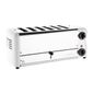 Esprit CH186 6 Slice White Toaster With Elements & Sandwich Cage