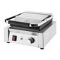 CU600 Electric Single Contact Panini Grill - Ribbed Top & Bottom