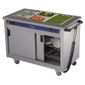 BM30MS 1270mm Wide Mobile Hot Cupboard With Bain Marie Top