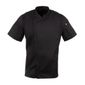 Springfield B472-M Zipper Mens Chefs Jacket Black M