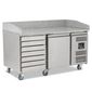 BPB1500-7N 390 Ltr 1 Door & 7 Ambient Drawers Refrigerated Pizza / Saladette Prep Counter